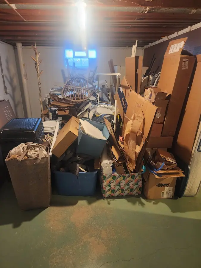 Roll-off dumpster container at job site for Yard Waste Dumpster Rental in Canyon Creek